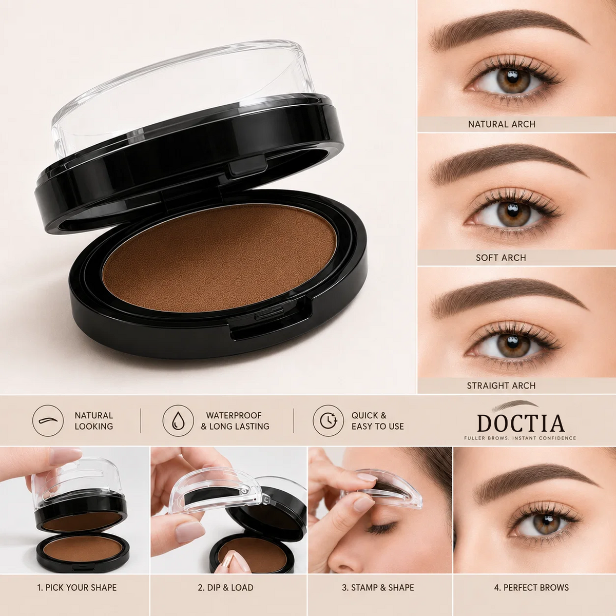 DOCTIA™ - Perfect Eyebrows in 5 seconds