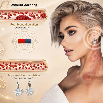 [Special Offer - Save 49% Today 🔥] ✨ Germanium & Magnesium Earrings – Lymphatic Support & Magnetic Therapy