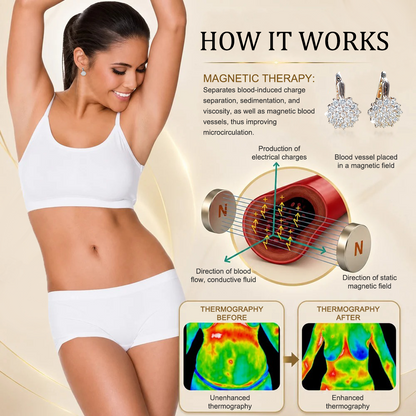 [Special Offer - Save 49% Today 🔥] ✨ Germanium & Magnesium Earrings – Lymphatic Support & Magnetic Therapy
