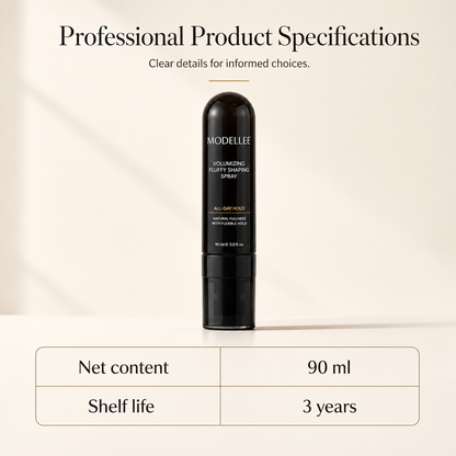 90ml Volumen Haarspray mit Pfirsichduft – Sofort mehr Fülle für feines Haar