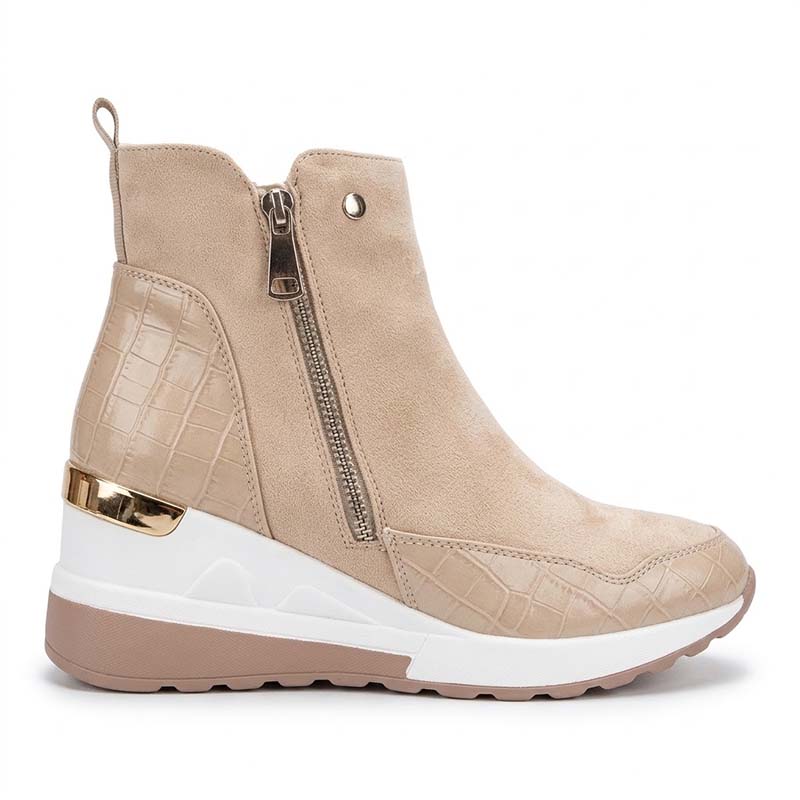 🔥 LETZTER TAG: 80 % RABATT | Orthopädische, wasserdichte Leder-Schneestiefel mit Wollfutter