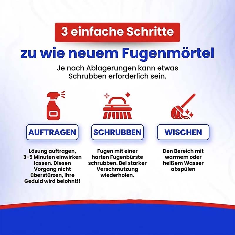 ✨ Fugen- leicht Fugenreinigungsset – Schnelle, gründliche & rückstandsfreie Reinigung