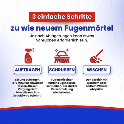 ✨ Fugen- leicht Fugenreinigungsset – Schnelle, gründliche & rückstandsfreie Reinigung