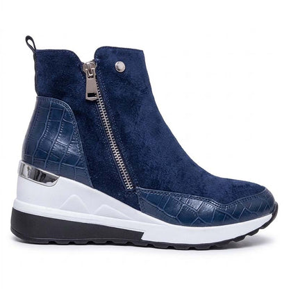 🔥 LETZTER TAG: 80 % RABATT | Orthopädische, wasserdichte Leder-Schneestiefel mit Wollfutter