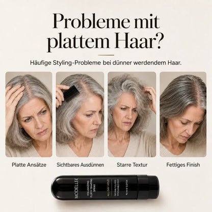 90ml Volumen Haarspray mit Pfirsichduft – Sofort mehr Fülle für feines Haar