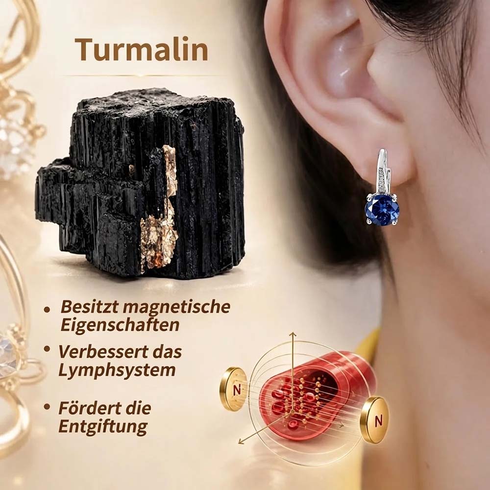 [Sonderangebot – Heute 49% sparen 🔥] ✨ Germanium- & Magnesium-Ohrringe – Lymphunterstützung & Magnettherapie