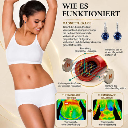 [Sonderangebot – Heute 49% sparen 🔥] ✨ Germanium- & Magnesium-Ohrringe – Lymphunterstützung & Magnettherapie