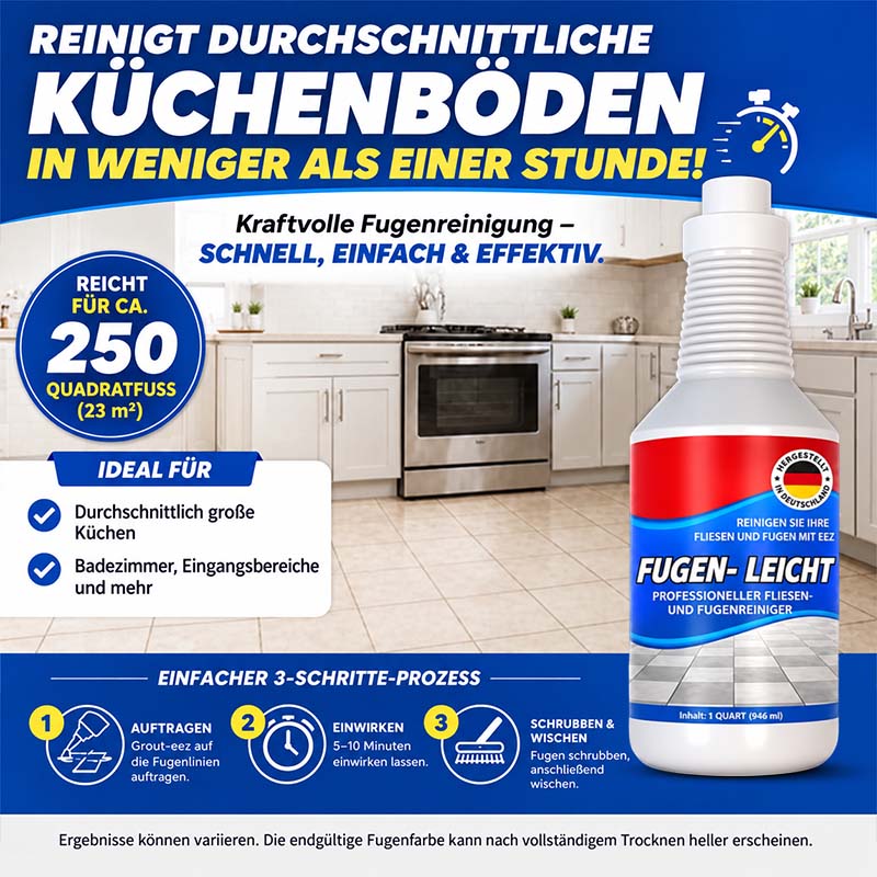 ✨ Fugen- leicht Fugenreinigungsset – Schnelle, gründliche & rückstandsfreie Reinigung