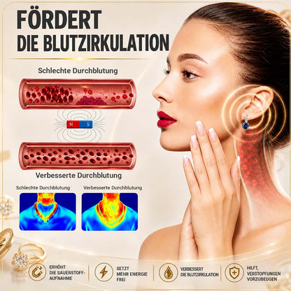 [Sonderangebot – Heute 49% sparen 🔥] ✨ Germanium- & Magnesium-Ohrringe – Lymphunterstützung & Magnettherapie