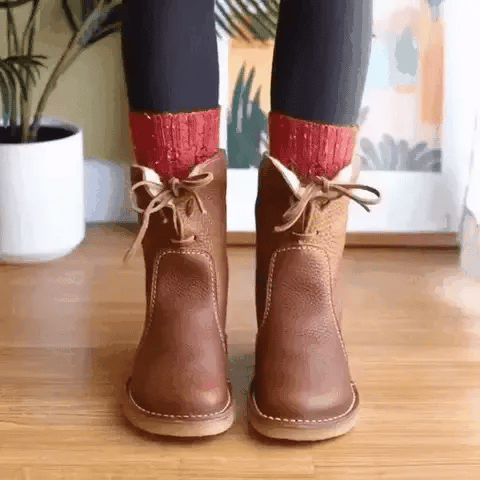 🔥 Letzter Tag: 50 % Rabatt – Orthopädische, wasserdichte Leder-Schneestiefel mit Wollfutter