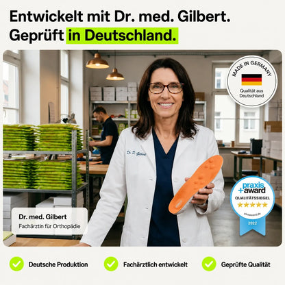 Entlastungssohlen bei Fersenschmerzen & Plantarfasziitis