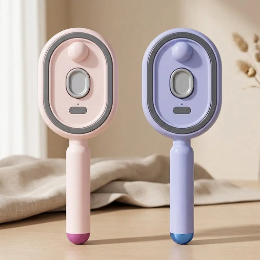 Multi-Functional Hair Mist Spray Comb - Portable Detangling & Hydrating Mist Brush