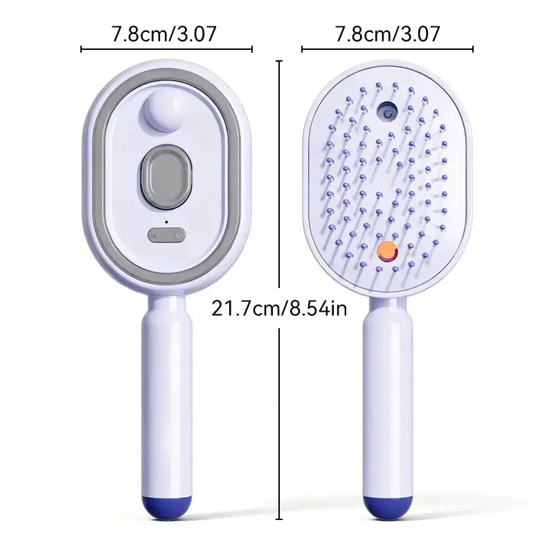 Multi-Functional Hair Mist Spray Comb - Portable Detangling & Hydrating Mist Brush