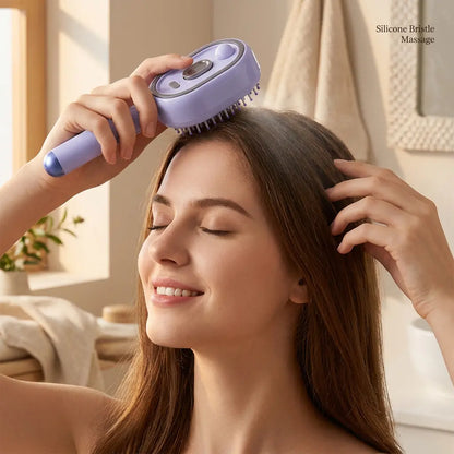 Multi-Functional Hair Mist Spray Comb - Portable Detangling & Hydrating Mist Brush