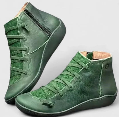 🔥 Letzter Tag: 50 % Rabatt – Wasserdichte orthopädische Damen-Lederstiefeletten