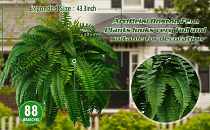 🔥Last Day 50% OFF🔥--🪴UV Resistant Lifelike Artificial Boston Fern