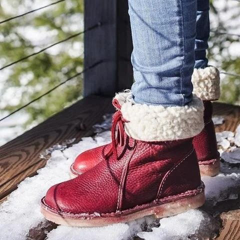 🔥 Letzter Tag: 50 % Rabatt – Orthopädische, wasserdichte Leder-Schneestiefel mit Wollfutter