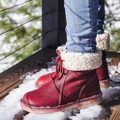 🔥 Letzter Tag: 50 % Rabatt – Orthopädische, wasserdichte Leder-Schneestiefel mit Wollfutter