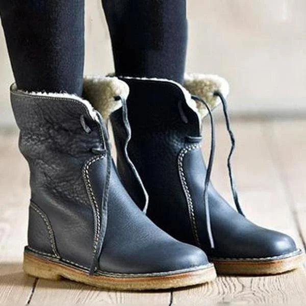 🔥 Letzter Tag: 50 % Rabatt – Orthopädische, wasserdichte Leder-Schneestiefel mit Wollfutter
