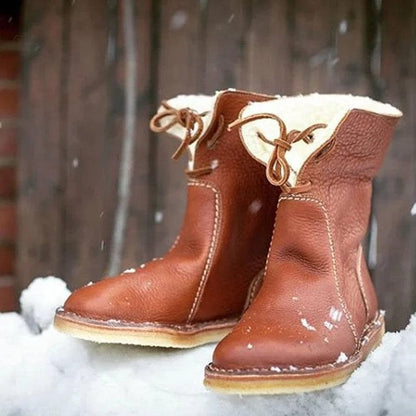 🔥 Letzter Tag: 50 % Rabatt – Orthopädische, wasserdichte Leder-Schneestiefel mit Wollfutter