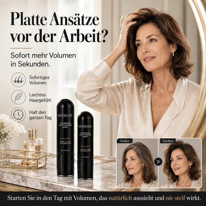 90ml Volumen Haarspray mit Pfirsichduft – Sofort mehr Fülle für feines Haar