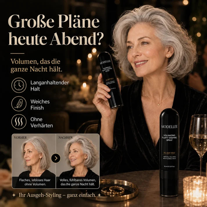 90ml Volumen Haarspray mit Pfirsichduft – Sofort mehr Fülle für feines Haar
