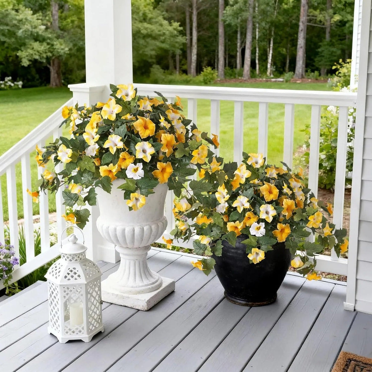 Last Day 49% OFF🔥 Fade-Proof, UV-Resistant Artificial Petunias – Vibrant, Colorfast Outdoor Flowers for Patio & Garden