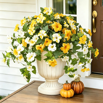 Last Day 49% OFF🔥 Fade-Proof, UV-Resistant Artificial Petunias – Vibrant, Colorfast Outdoor Flowers for Patio & Garden