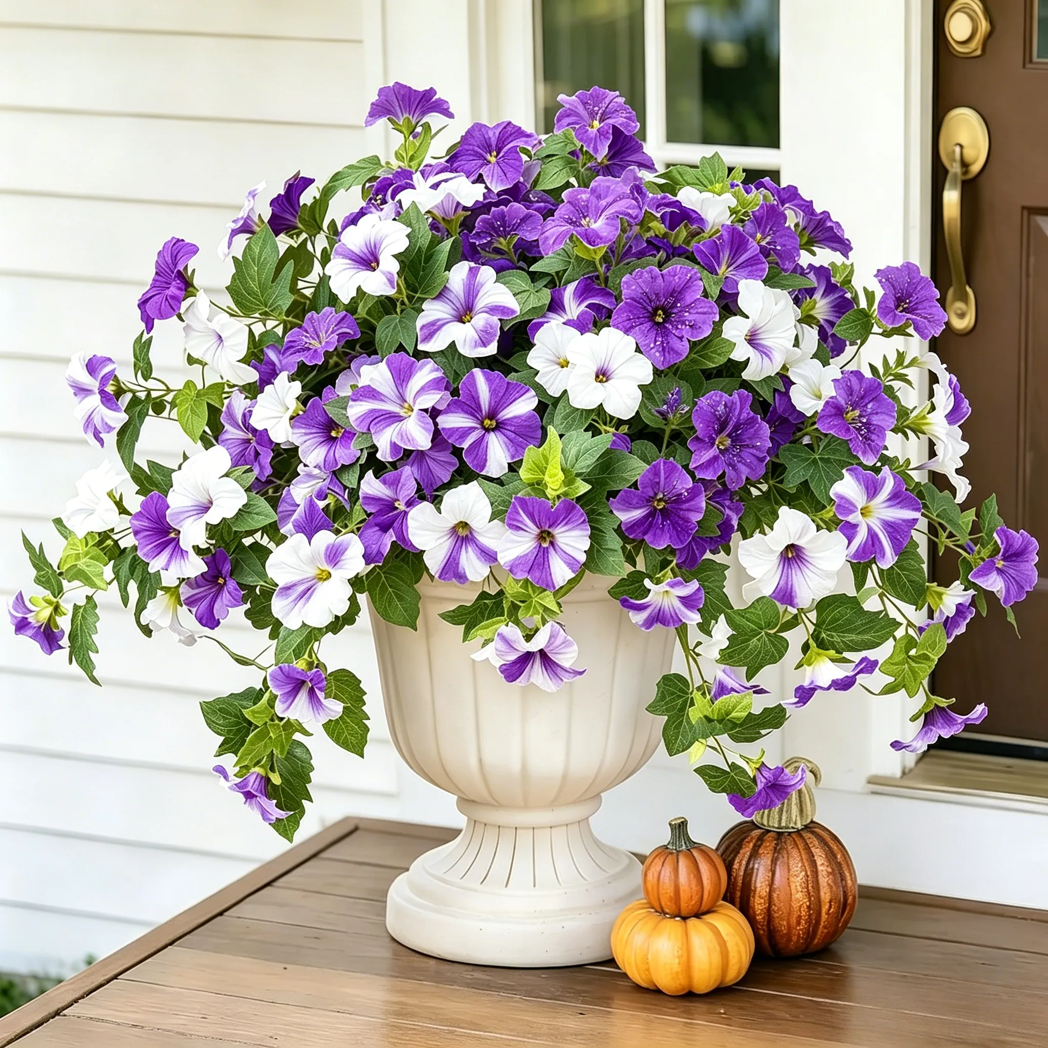 Purple White