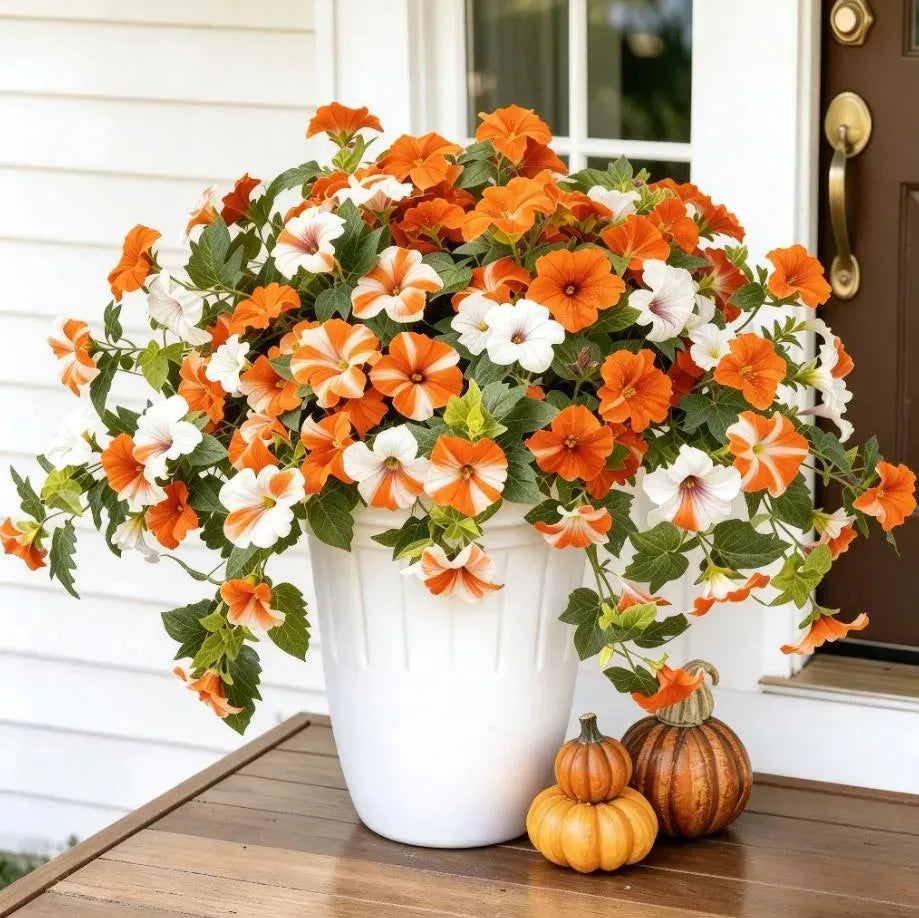 Last Day 49% OFF🔥 Fade-Proof, UV-Resistant Artificial Petunias – Vibrant, Colorfast Outdoor Flowers for Patio & Garden