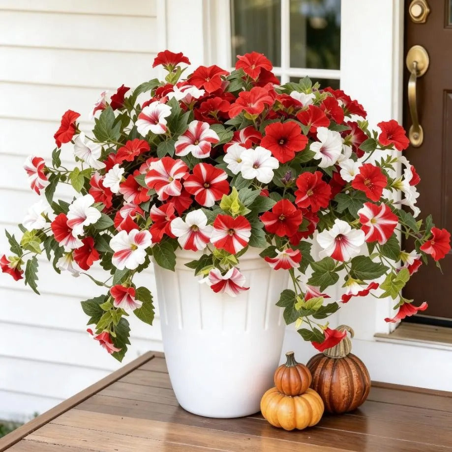 Last Day 49% OFF🔥 Fade-Proof, UV-Resistant Artificial Petunias – Vibrant, Colorfast Outdoor Flowers for Patio & Garden
