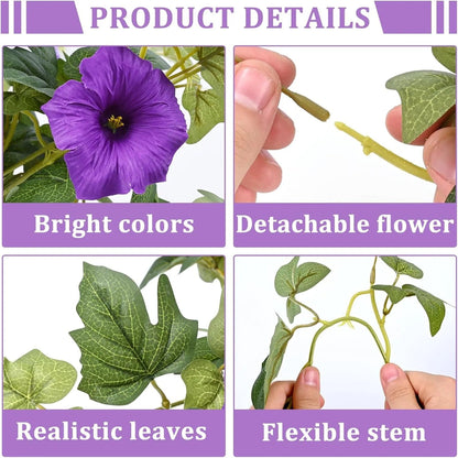 Last Day 49% OFF🔥 Fade-Proof, UV-Resistant Artificial Petunias – Vibrant, Colorfast Outdoor Flowers for Patio & Garden