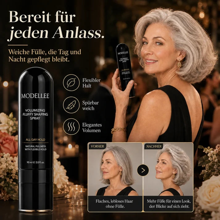 90ml Volumen Haarspray mit Pfirsichduft – Sofort mehr Fülle für feines Haar