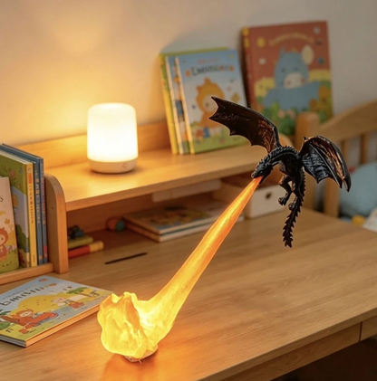 🔥 Last Day 49% OFF – 👻✨Dragon Breath Flame Night Light Decor